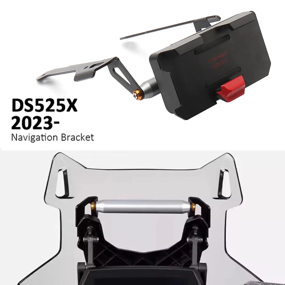 

For Voge DS525X DS 525 X DSX525 525DSX 2023-2024 GPS Mount Phone Navigation Bracket Holder 12MM/22MM Motorcycle Accessories
