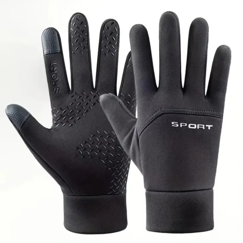 Touchscreen Winter Gloves Men Women Warm Thermal Fleece Lined Water Resistant Windproof Anti-Slip Gloves for Cycling Driving