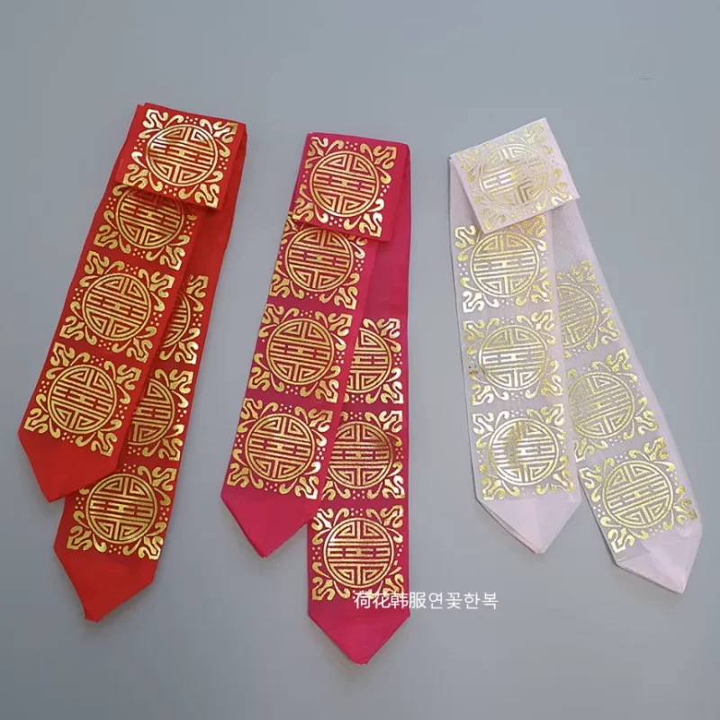 Golden Hair Band Korean Traditional Stage Performance Hair Rope Large Event Performance Clothing