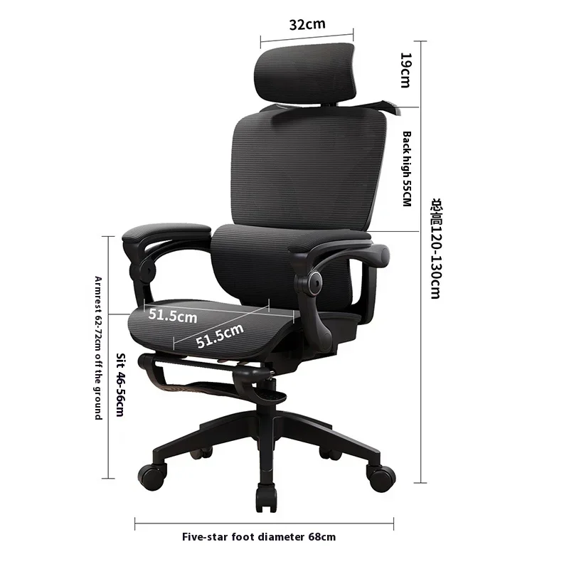 كراسي خشبية لغرفة المعيشة كرسي الكمبيوتر مكتب كراسي الألعاب الرخيصة ارتفاع قابل للتعديل مكتب Miravia يقدم المنزل #6