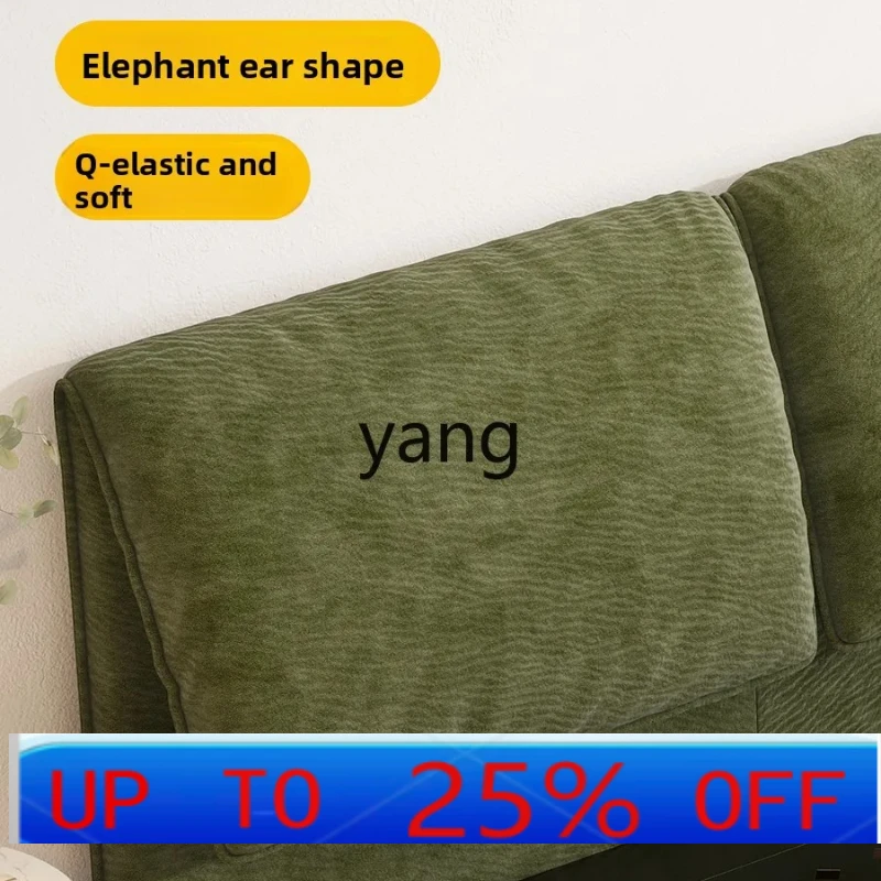 

LMM Cream Medieval Chenier Fabric Bed Soft Clad Carbon Steel Suspension Bed