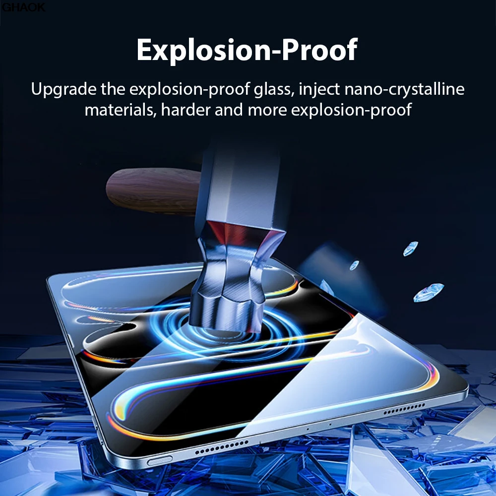 Fully automatic HD Scratch Proof Screen Protector Tempered Glass For Lenovo Xiaoxin Pad Pro 12.7 2025 Oil-Coating Hard Film 3
