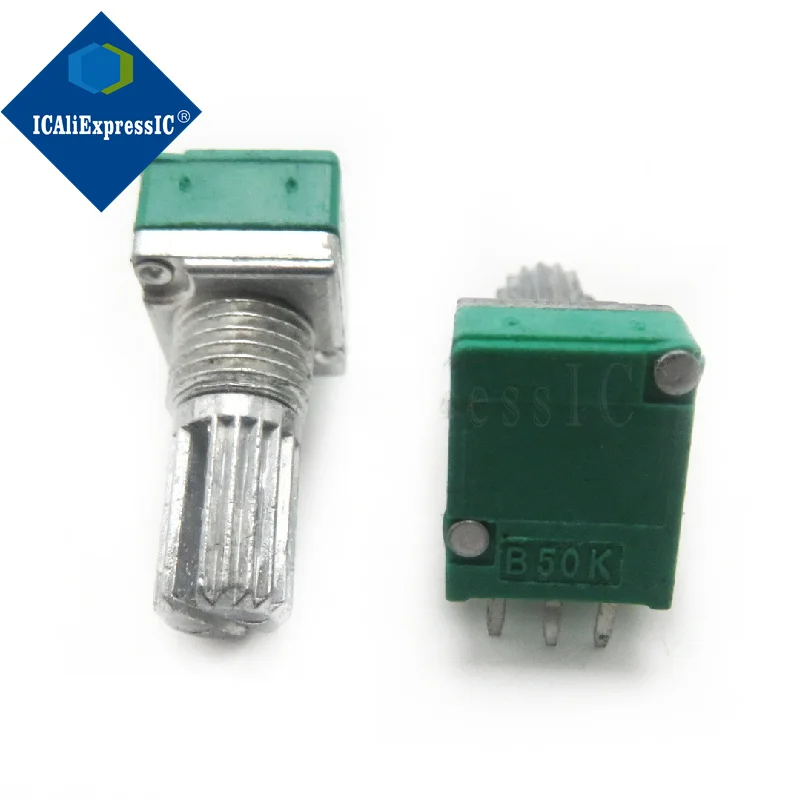 5 ชิ้นสามขา RK097N single potentiometer B50K เสียง/เครื่องขยายเสียง potentiometer