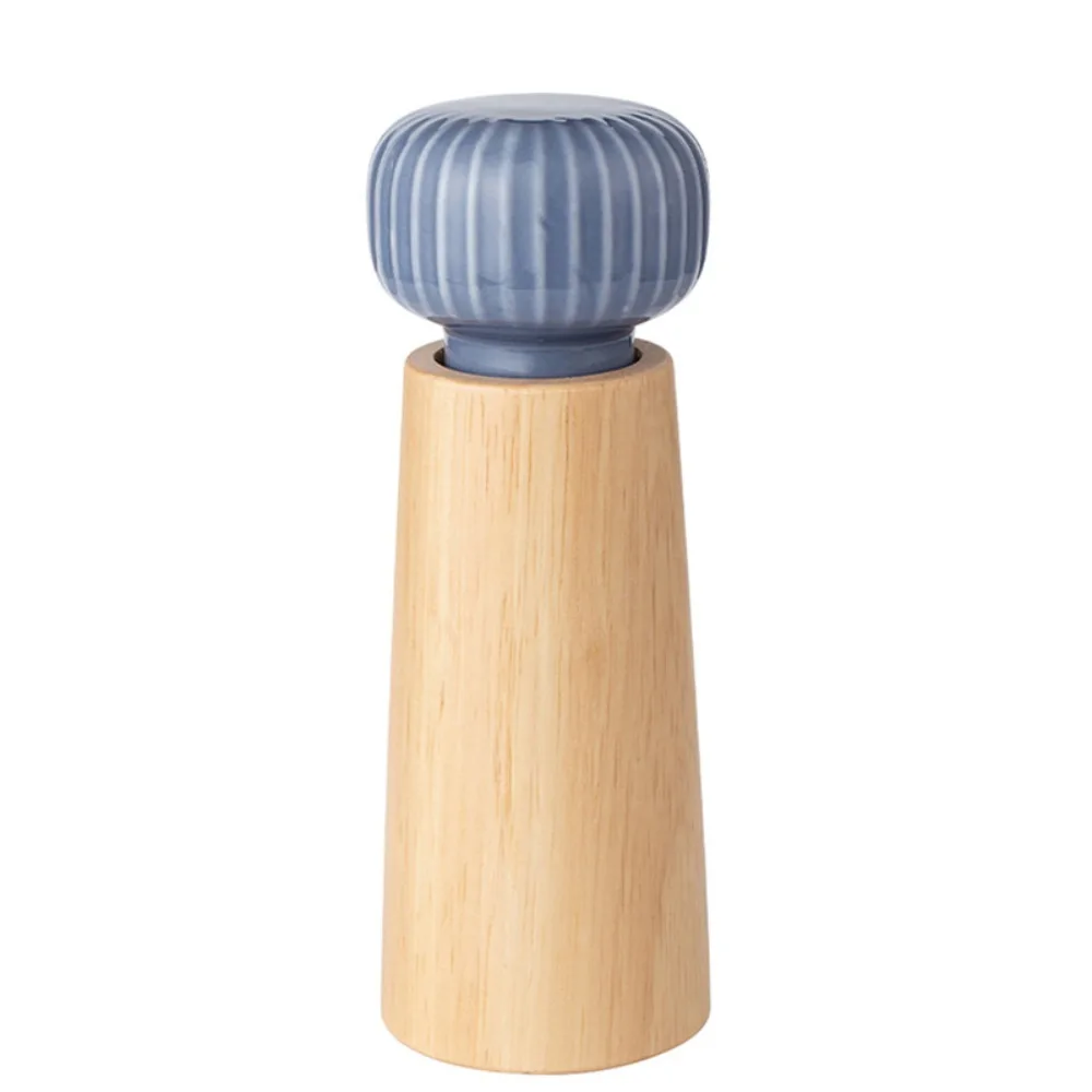 

Manual Pepper Salt Grinder Oak Refillable Pepper Salt Grinding Bottle Ceramic Core Nordic Style Pepper Mill Restaurant