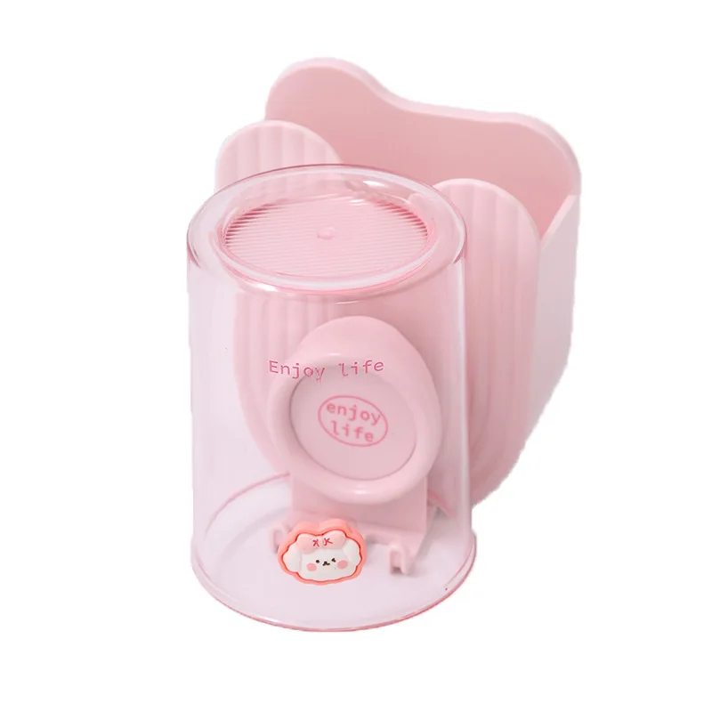 칫솔 보관함, 욕실용 벽걸이형 전동 칫솔 및 양치컵 보관함