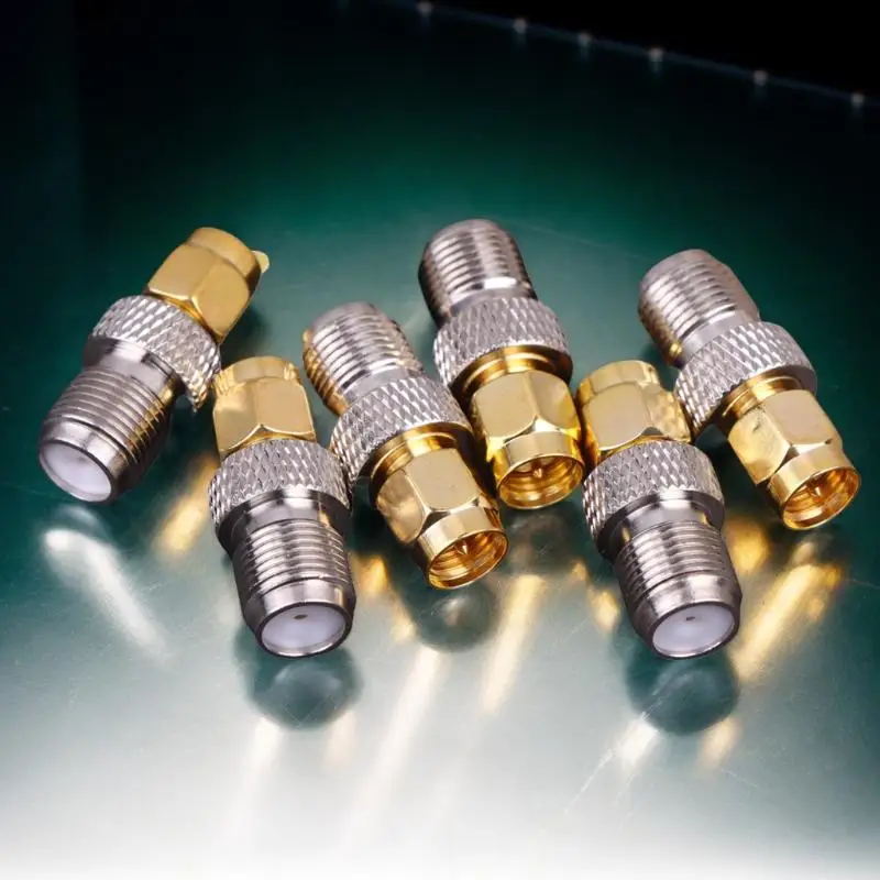 2 Pcs/Group SMA Male Turn F Female Copper RF Conversion Head Smaj/FK SMA Internal Thread Inner Needle Turn F External Thread Inn