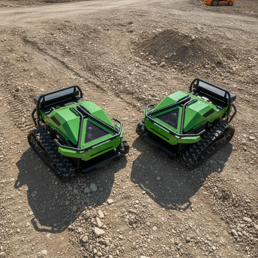 Remote Control Tracked Grass Mower Waterproof RC Lawn Cutter Garden Landscape Maintenance Machine Free Shipping