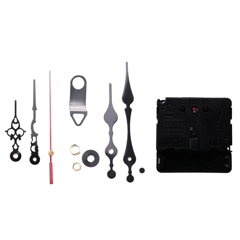 Radio Controlled Silent DIY Clock Movement Mechanism Kit Germany DCF Signal Mode with 2 Sets Hands Repair Replacement-A09G image 3