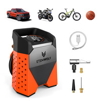 ETENWOLF S3SE High-quality 7800mAh 160 PSI Portable Tire Inflator Powerbank Electric Wireless Car tyre Air pump tools LED Light