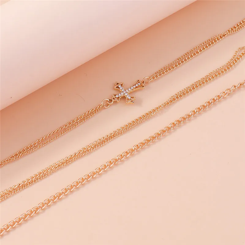 Böhmen Gothic Kristall Kreuz Taille Kette Bauch Gürtel Ketten Sommer Strand Sexy Körper Schmuck für Frauen Mädchen Partei Schmuck – Detail 8