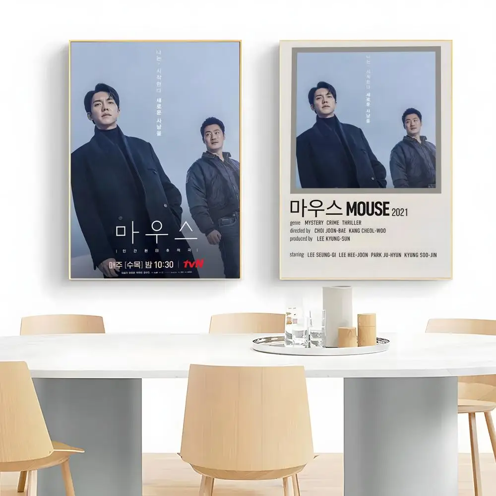 Dark Thrilling Korean TV Series M-Mouse Poster Wall Art Print Poster Decorative Mural Home Decor Gift Unframed
