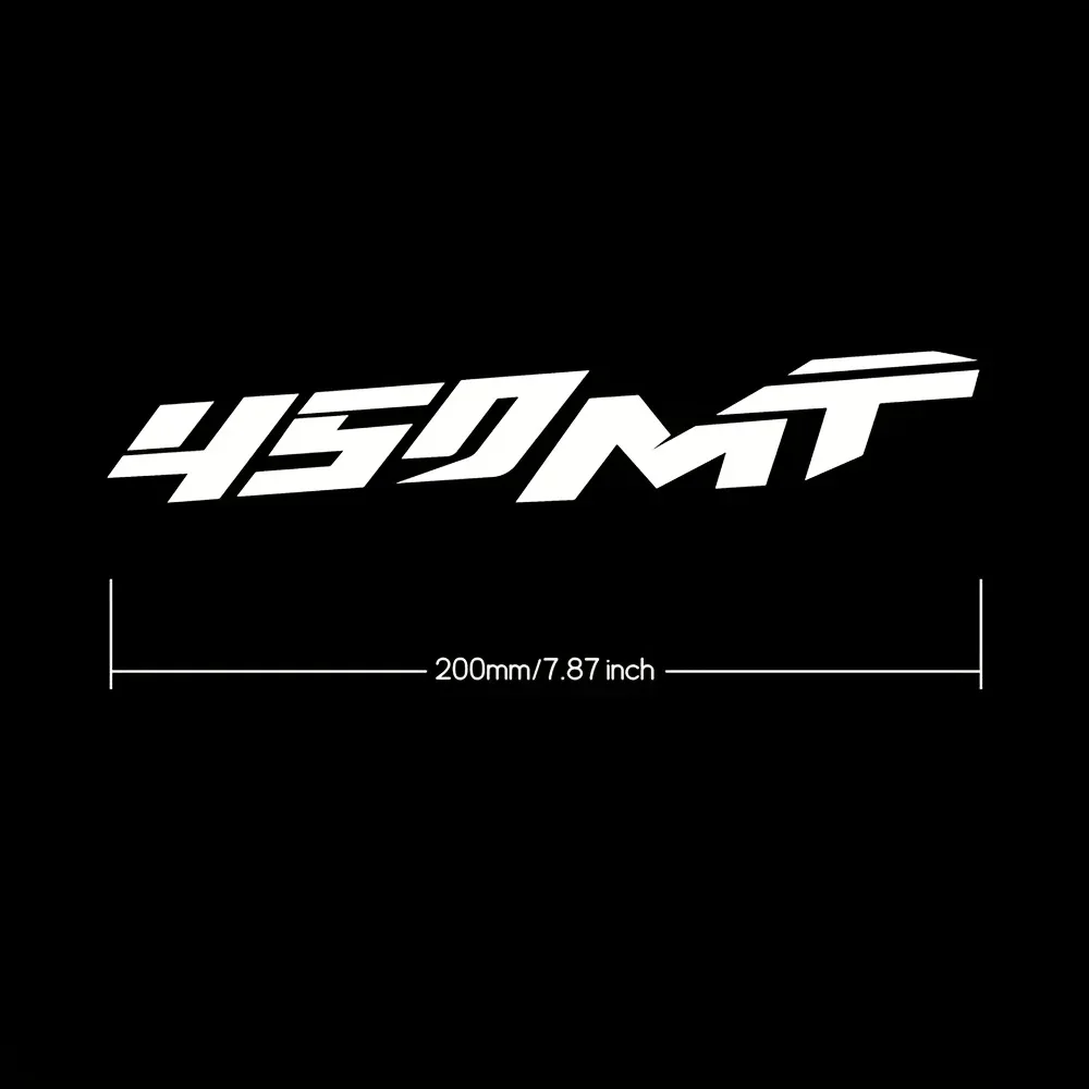2 قطعة/المجموعة "450MT" ملصق عاكس للدراجات النارية سيارة ليلة تحذير الديكور متعددة الألوان ملصق مائي