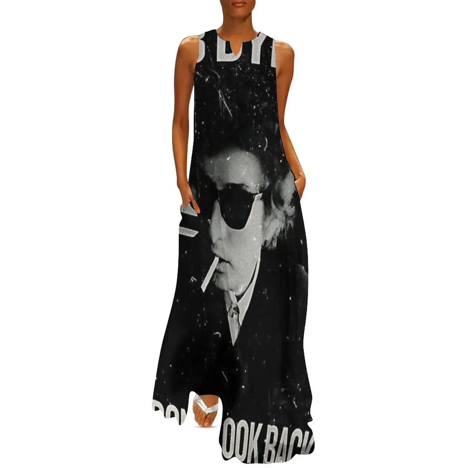 

bob dylan classic Long Dress dress korean style Aesthetic clothing women clothes summer dress korean women