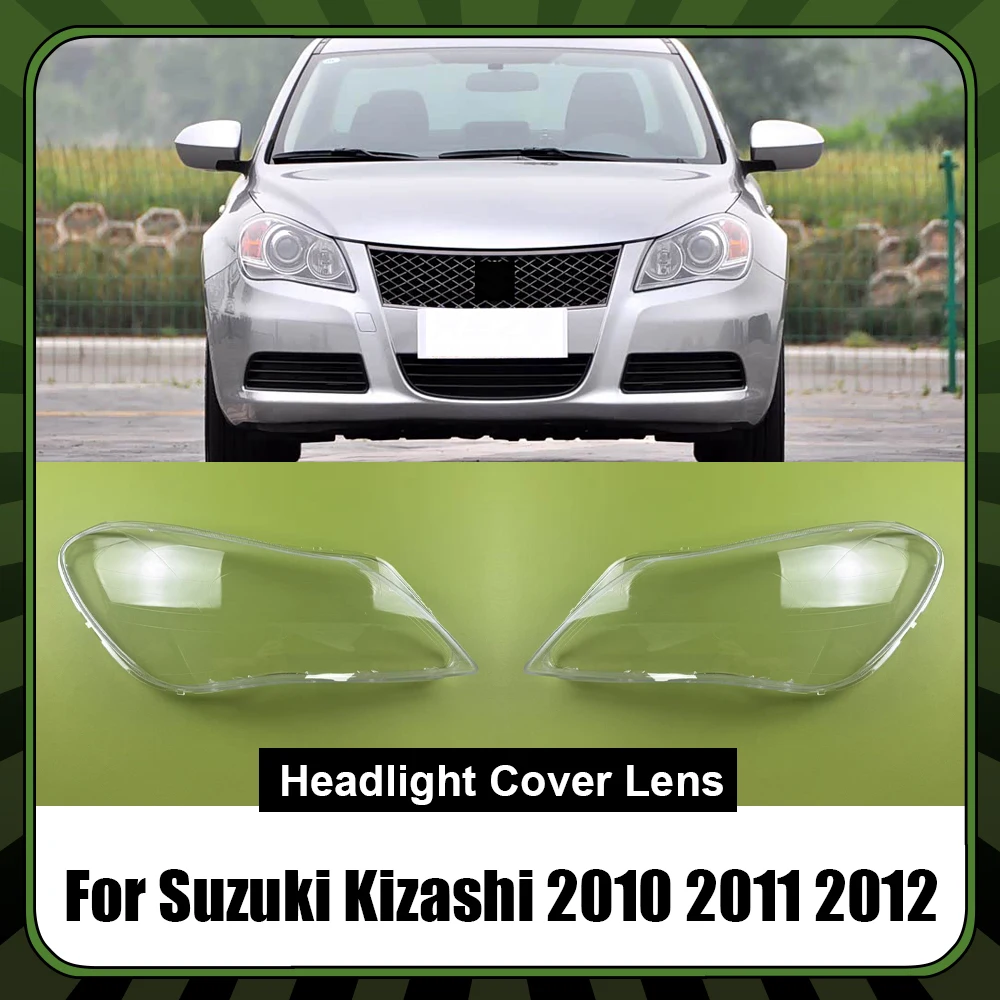 Auto-Lichtkappen, transparente Scheinwerferabdeckung, Ersatz für Original-Linsen für Suzuki Kizashi 2010 2011 2012