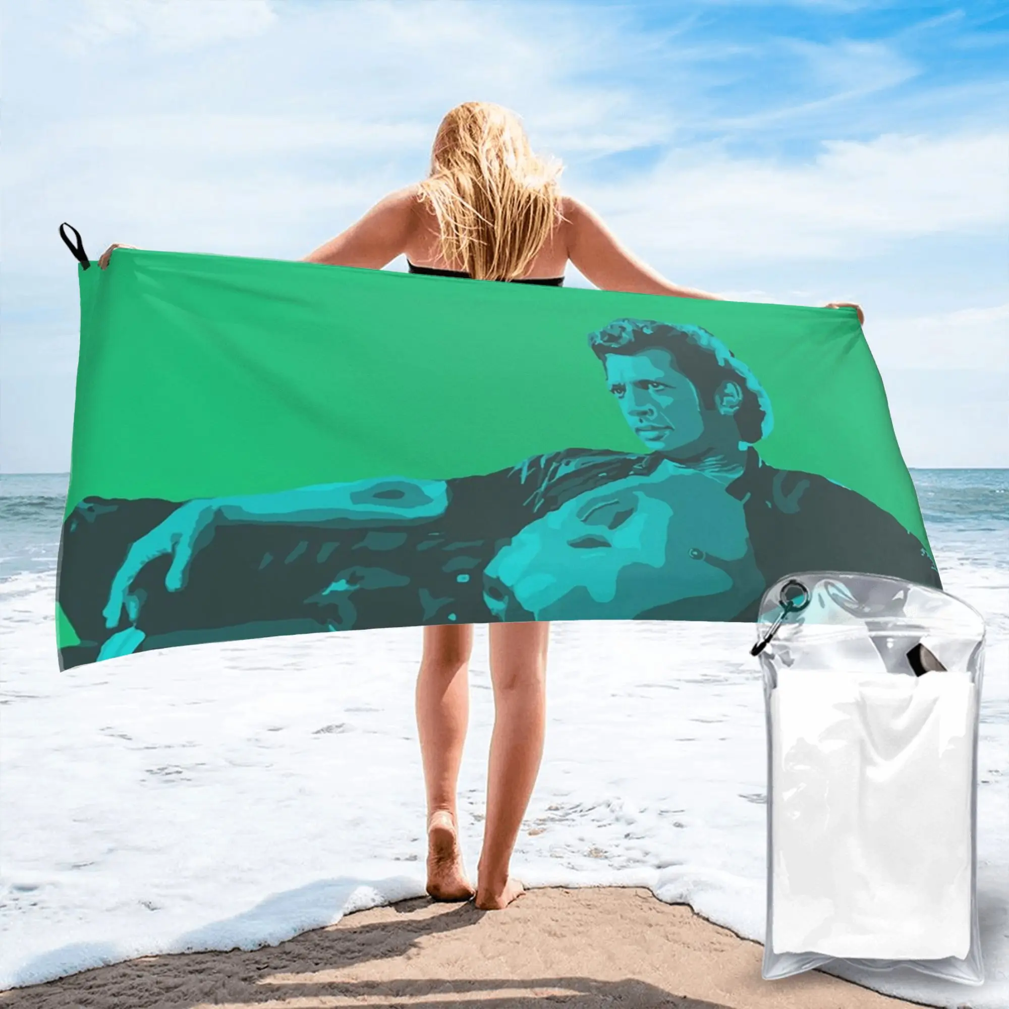 Jeff Goldblum Beach Towel Soft Microfiber Quick Dry Absorbent Quick Towels For Mountain Climbing