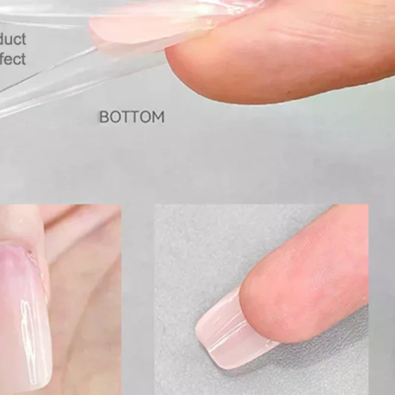 NEW Sandwich Dual Nail Forms 60pcs 15Size Quick Extensions-Dual Forms T-shaped Ellipse Manicure Forms Top Mold Bottom Mold 3D