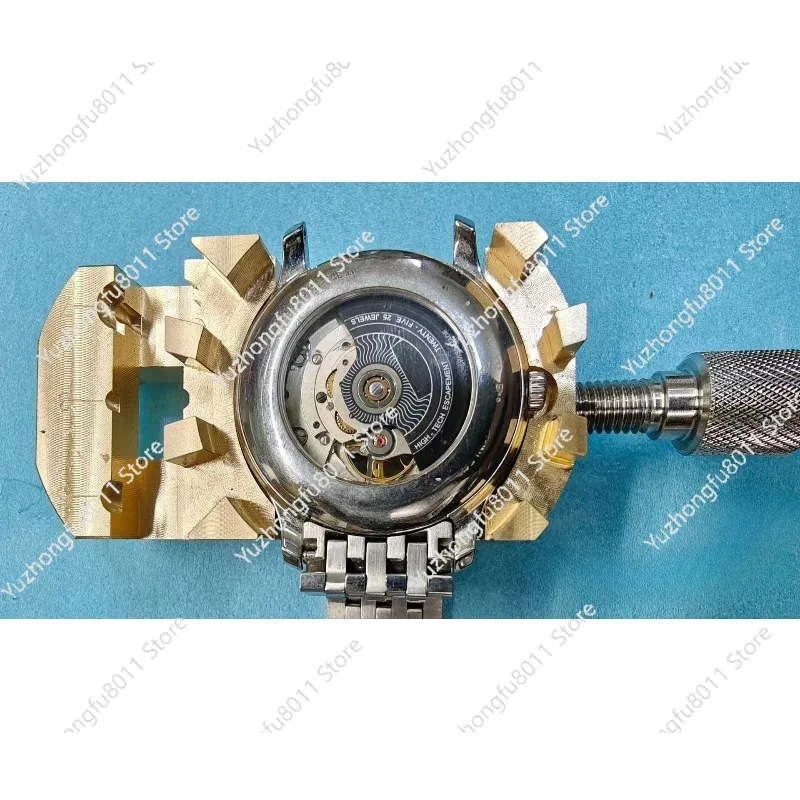 Watchmaker Repair Tools Pure Brass Bench Vise Clamps Crowns Straps Clamps Watch Movements and Backs Can Be Used in Bench Drills