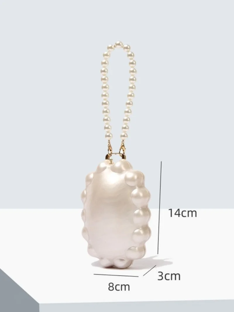 

Daisy Shape Fashion Acrylic Shell Clutch Evening Bags Wedding Party Women Bead Luxury Brand