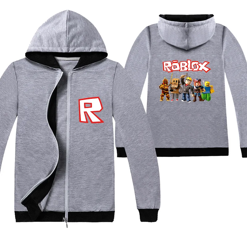 

Roblox Children's Zipper Jacket Casual Children's Clothing Adult Men's and Women's Autumn and Winter Warm Thicken Jacket