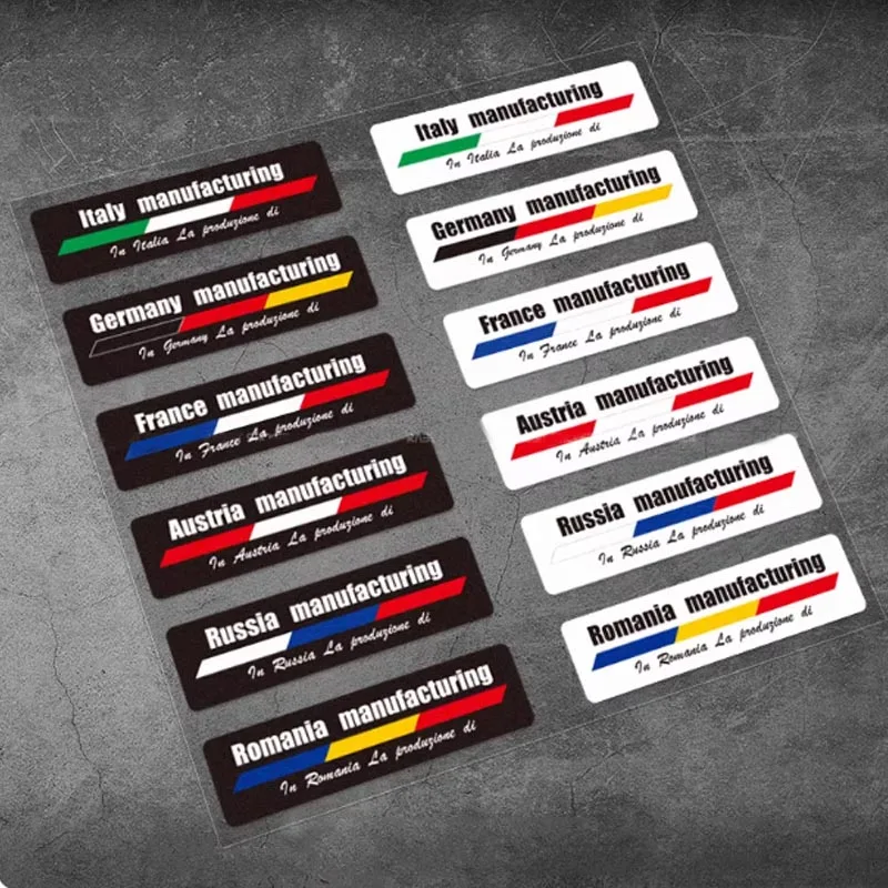 

Италия/Германия/Франция/Австрия/Россия/Румыния: Декоративные наклейки для мотоциклов и автомобилей, светоотражающие стикеры