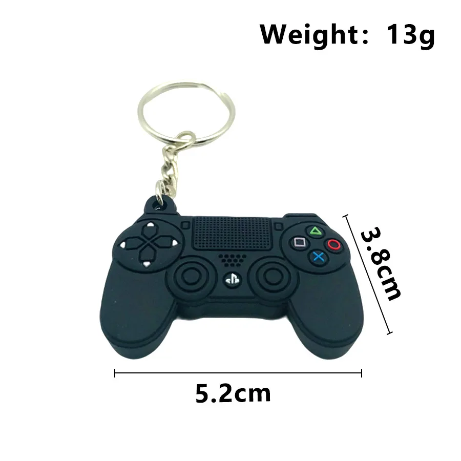 Simulation Game Console Controller Model Keychains Mini PS5 XBOX Game Play Series Pvc Pendant for Men Women Key Ring Toys Gifts