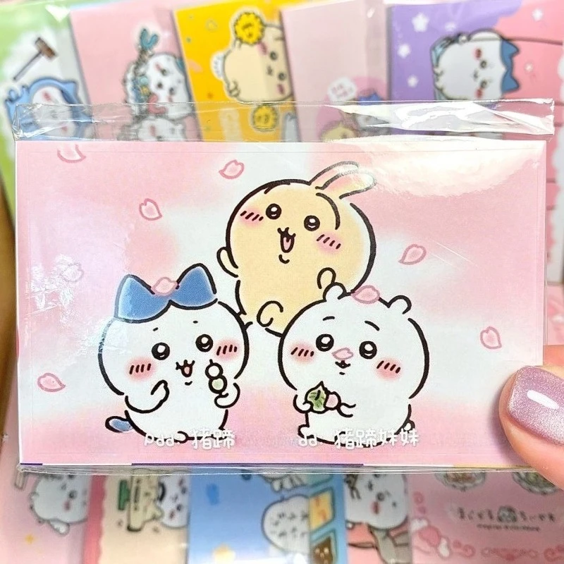 Anime Chiikawa Sealing Stickers Strong Adhesive Clear Assorted Patterns Decorative Labels for Gift Wrapping Package Decoration