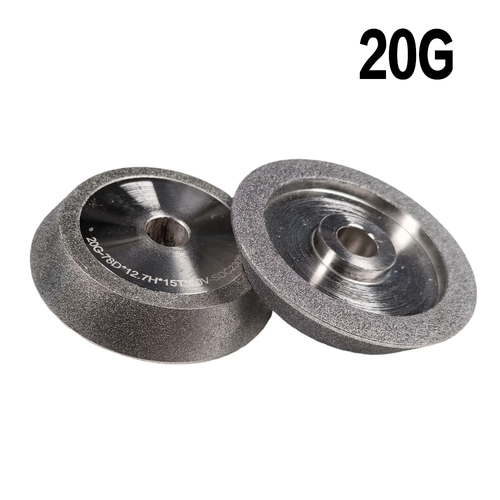 قرص عجلة طحن الماس 78 مم CBN & لـ Z13-2، 13A/D 13B 13Q 20G مبراة لقمة مثقاب، 230 حصى لأدوات كربيد التنغستن HSS