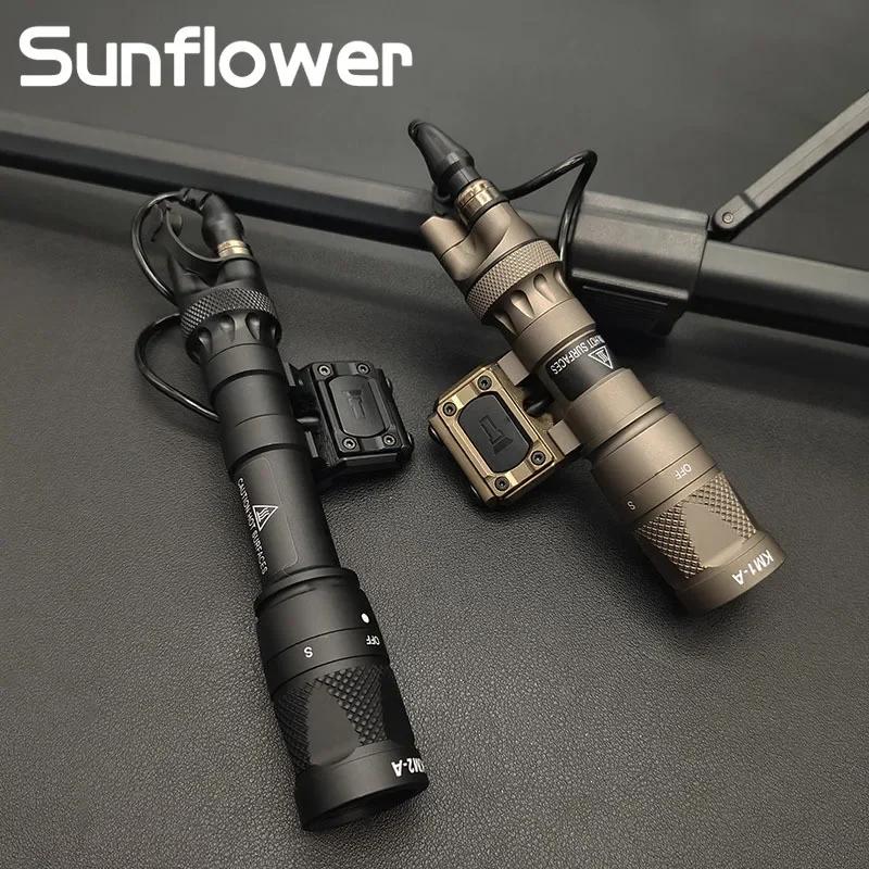 Tactical Weapon Light M300V  M600V Flashlight Strobe LED Scout lamp Modbutton Remote Pressure Switch for Hunting Picatinny Rail