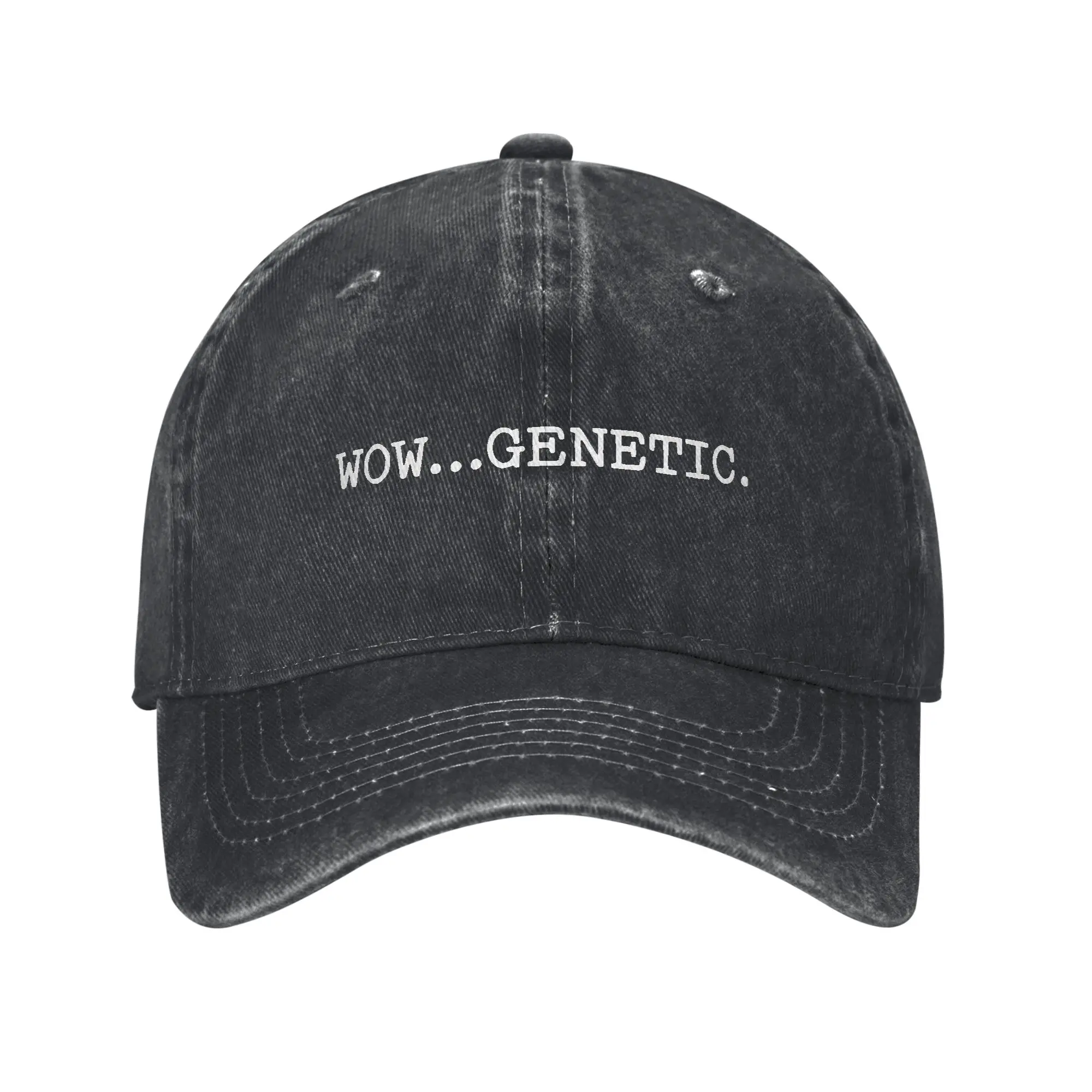 Casual Wow Genetic Heated Rivalry Quote Baseball Caps Unisex Distressed Denim Sun Cap Ilya Rozanov Outdoor Adjustable Fit Hats