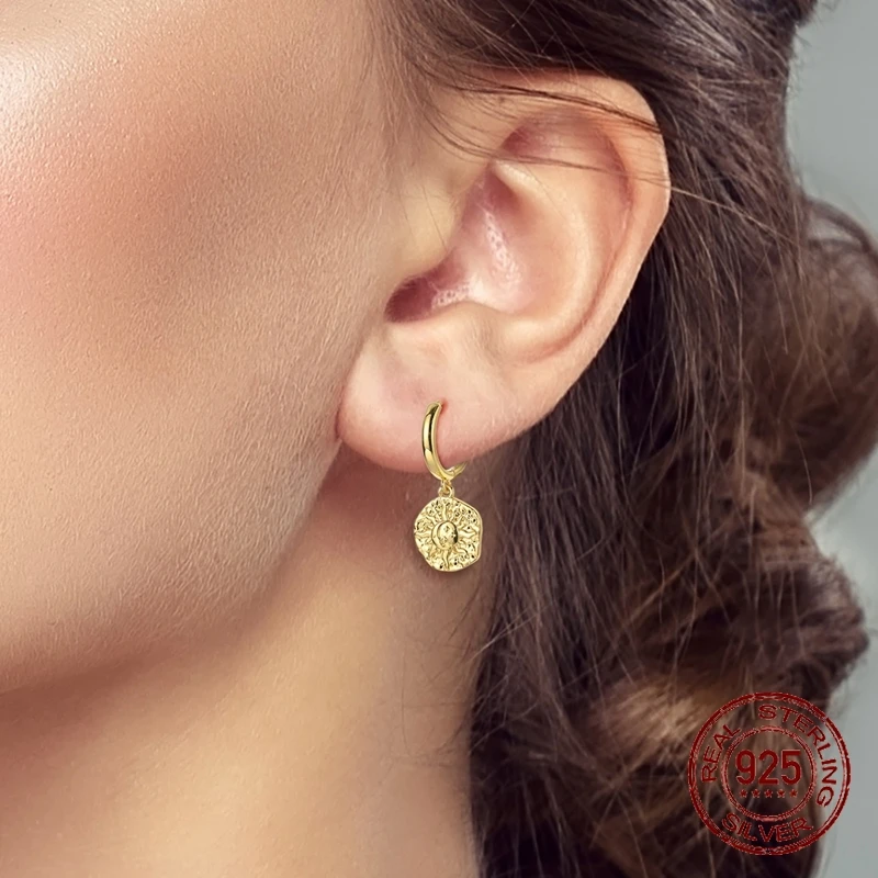 925 Sterling Silver Infinity Dangle Earrings Twisted Geometric Drop Earrings Fish Hook Dainty Daily for Women Jewelry Gift view 3