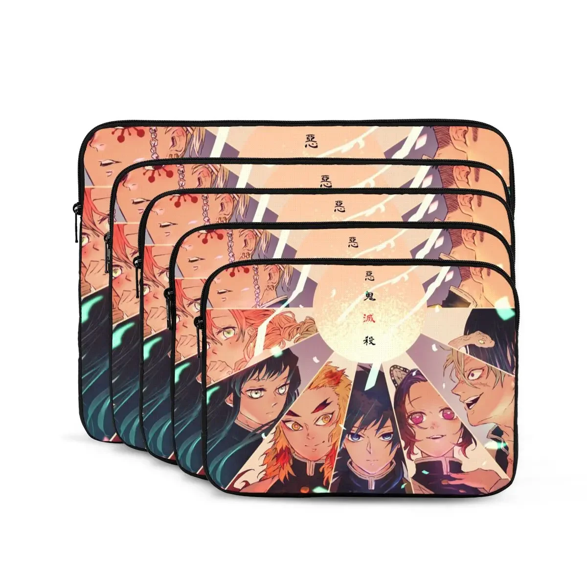 Demon Slayer_ Kimetsu No Yaiba Komputer ipad Pokrowiec na laptopa 17 15 13 12 10-calowy pokrowiec na laptopa Przenośny pokrowiec Fundas Pouch