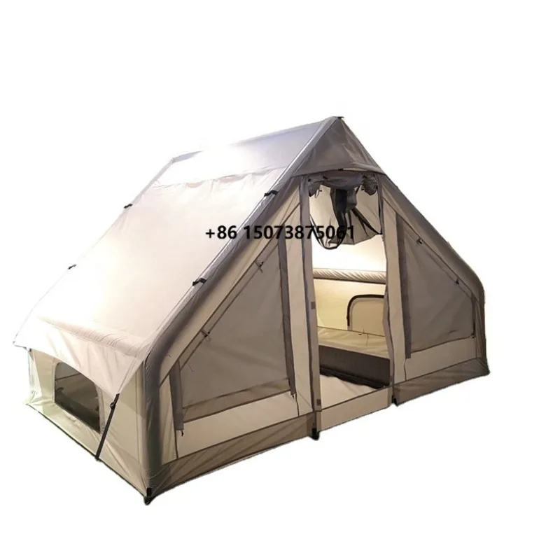 

Morningstar Inflatable Tent Camping Inflatable Roof Tent Outdoor Camping Thick Oxford Cloth for 5-6 People