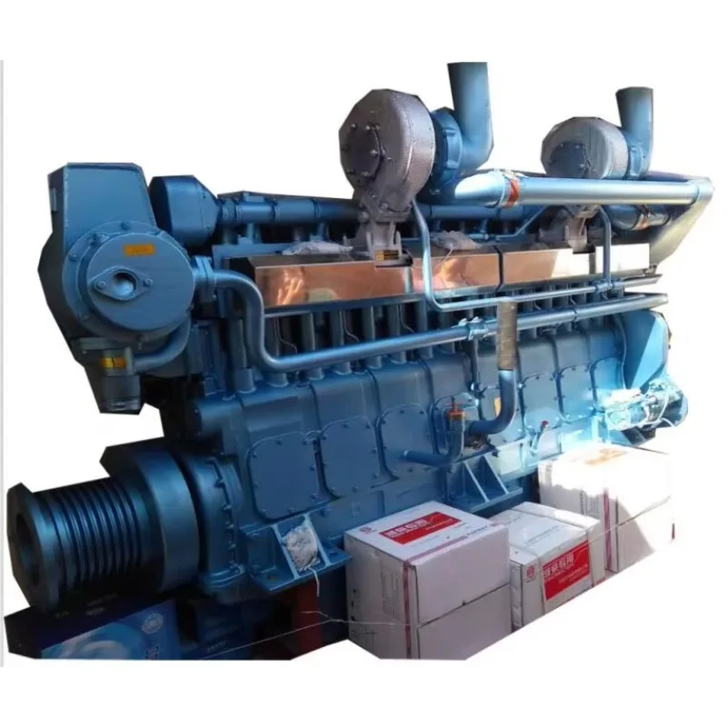 محرك بحري 8170ZC محرك بحري 820 حصان محرك بحري داخلي مع علبة تروس