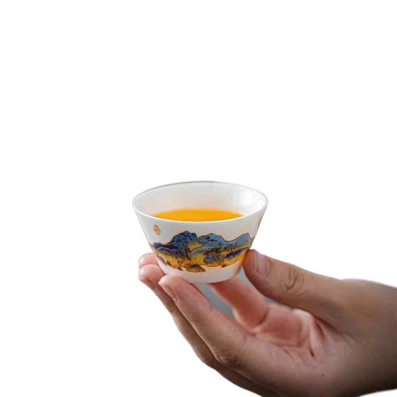 Travel Tea Set Portable Set Camping Kung Fu Teacup Tea Outdoor Carry-on Bag Small Teapot High-end Quick Cup