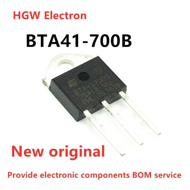 5PCS/LOT BTA41-700B BTA41700B BTA41-700 BTA41 TO-3P Triacs 40 Amp 700 Volt new original