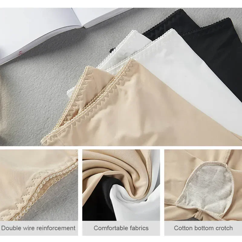 Celana Pendek Pengaman Tanpa Jahitan Wanita Ukuran Besar Celana Boxer untuk Wanita Celana Dalam Anti Gesek di Bawah Rok