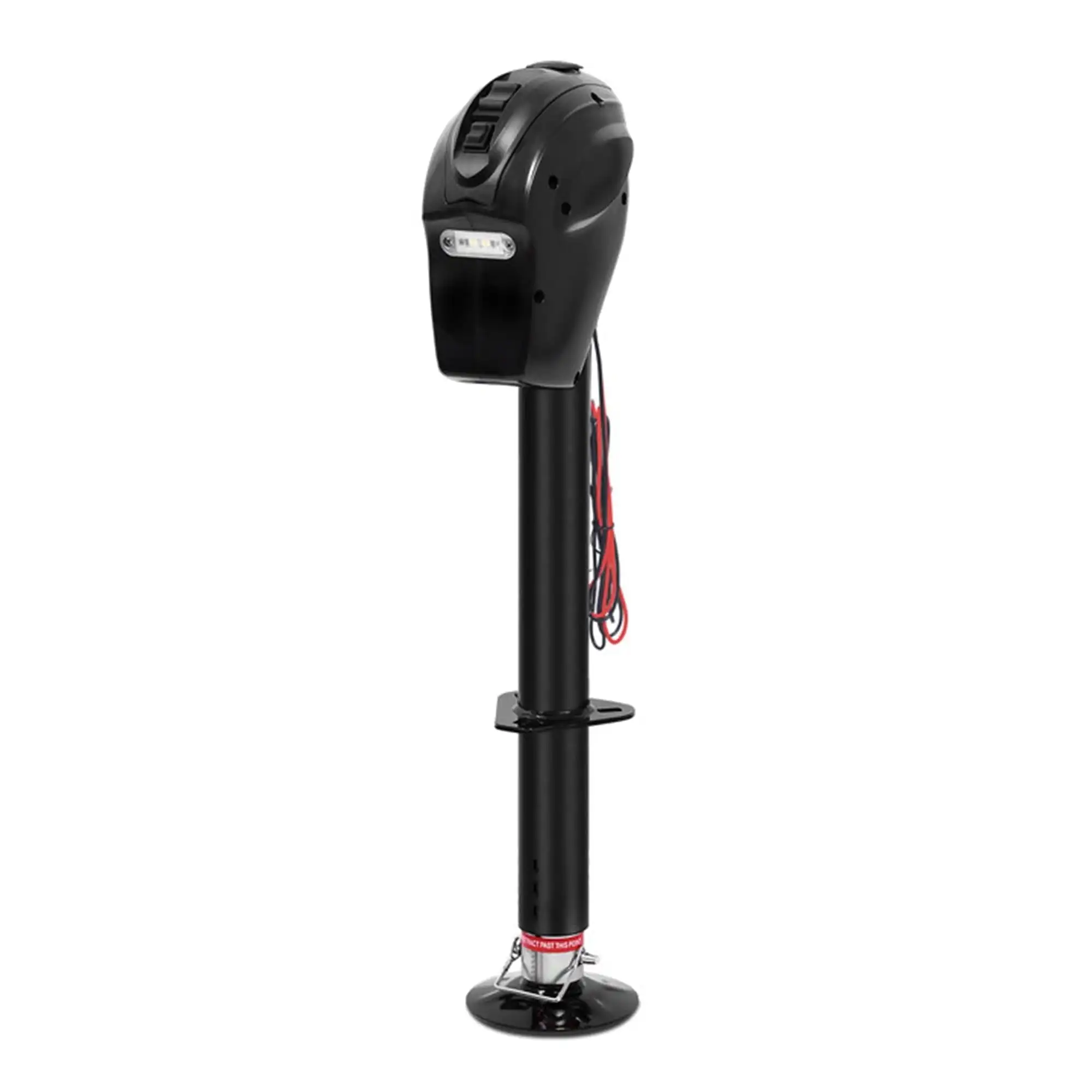 Electric Trailer Jack 5,000 lb Capacity, Heavy-Duty with Hard Wiring Reliable Lift, Sturdy Construction Jack for Travel Trailers