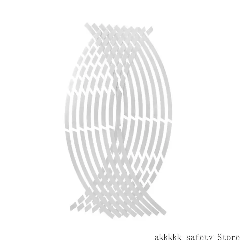 

XXFF Wheel Sticker Motorcycle Cycling Bike 17-18'' Night Safety Stripe