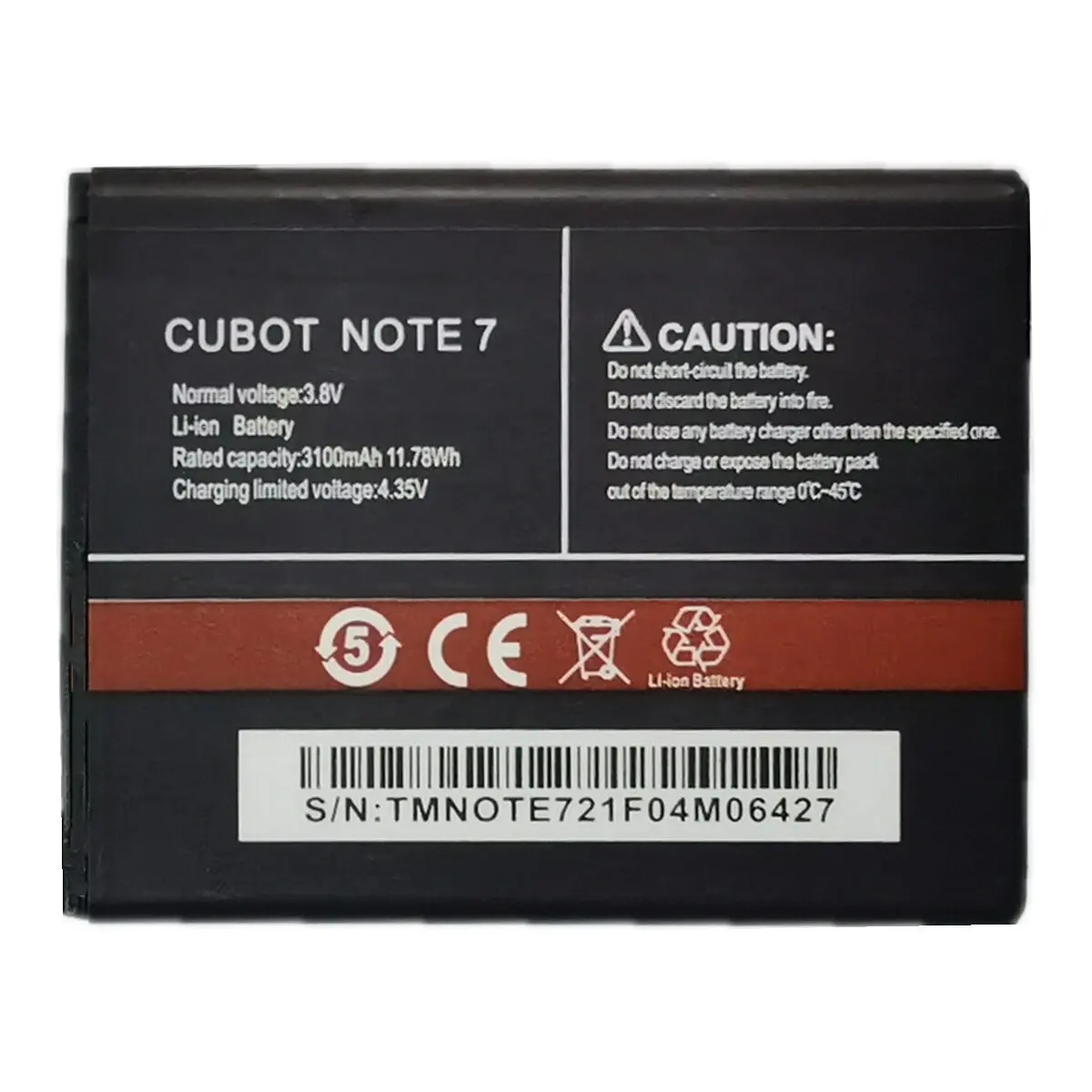 2024 Years 100% Original Battery For CUBOT Note 7 Note7 High Quality Backup Phone Battery Bateria In Stock + Tracking Number