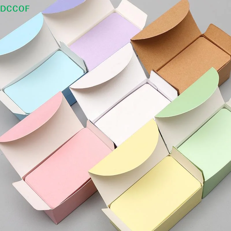 Kraft Paper Box - [COF]100 Lembar Kotak Hadiah Kertas Kraft