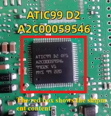 

Steam Bag Computer Power Communication IC Chip, Suitable for Honda Volkswagen, ATIC99D2OP1 A2C00059546