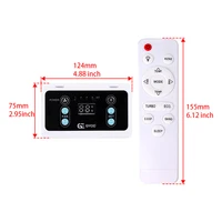 Évaporateur de conversion morte 12V 24V, panneau de commande et télécommande pour A/C, stationnement, climatisation électrique 3