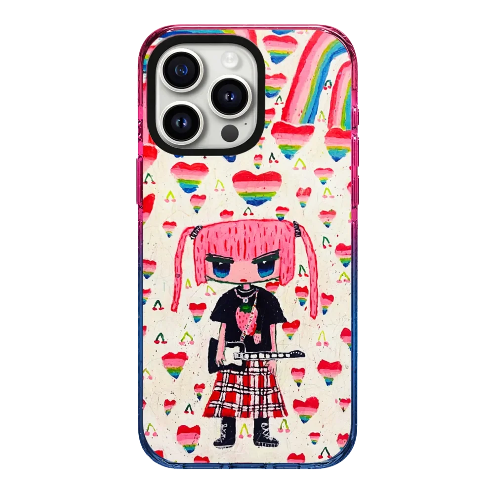 2601248 Matte / Acrylic / Mirror / Bounce Camera Ring Stand Cover for IPhone 17 16 15 14 13 Pro Max - Protective Magnetic Case