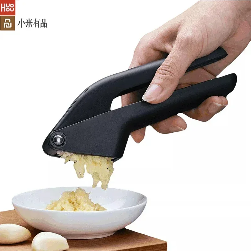 Youpin HUOHOU Kitchen Garlic Presser Manual Garlic Crusher Micer Cutter Squeeze Tool Fruit garlic masher& Vegetable Kitchen Tool