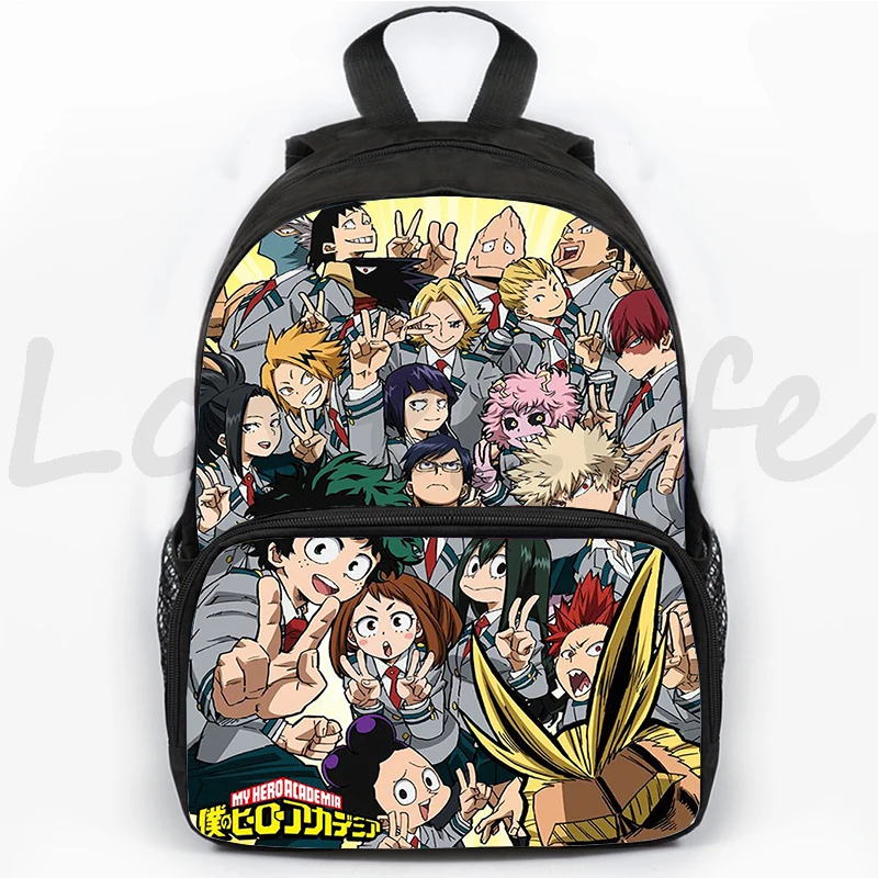 Mochila De My Hero Academia para niñas y niños, bolsa de libros grande, Anime Boku No Hero Academia, mochilas escolares impermeables