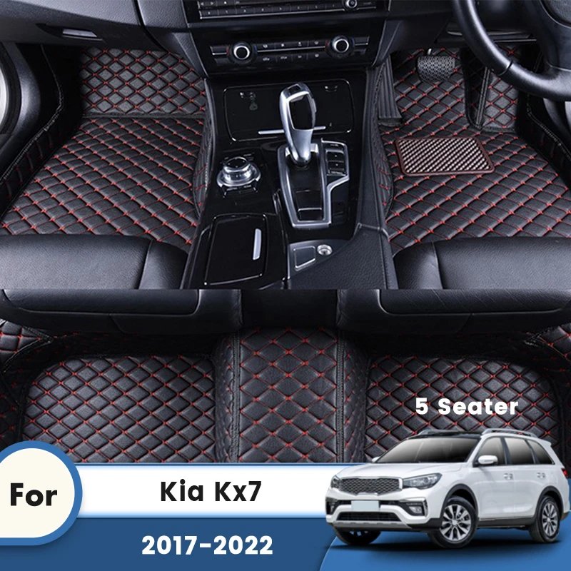 

RHD Carpets For Kia KX7 2022 2021 2020 2019 2018 2017 5 Seater Car Floor Mats Custom Foot Pads Auto Accessories Interior Covers