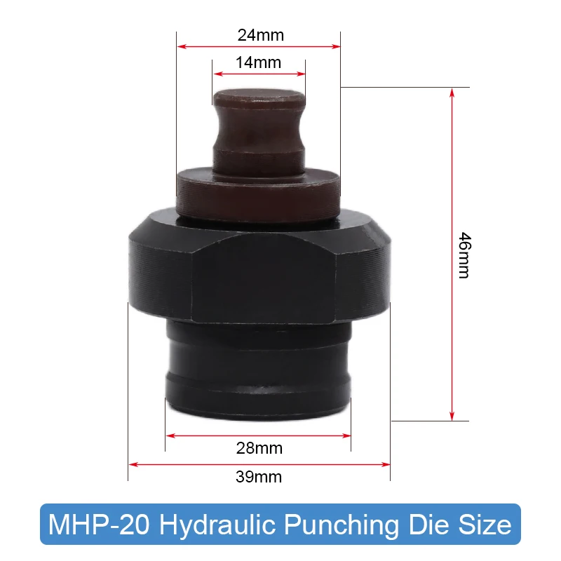 MHP-20 Electric Hydraulic Punch Round Punching Die, MHP-20 Electric Hydraulic Punching Die