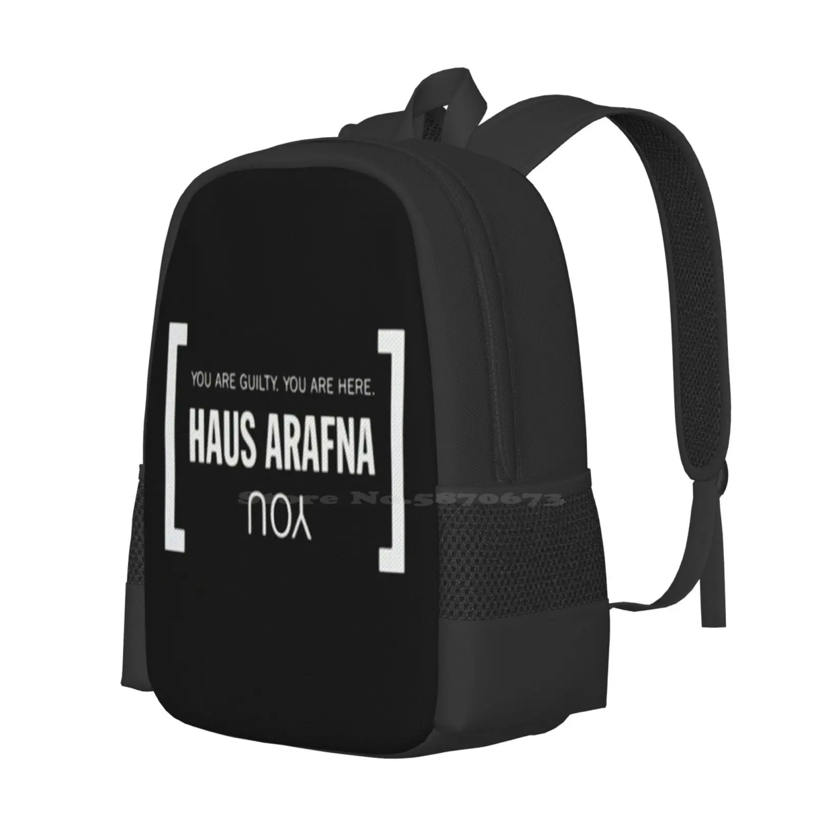 Haus Arafna Style Hot Sale Schoolbag Backpack Fashion Bags Industrial Haus Arafna Experimental Noire Noise Music Coil Psychic Tv