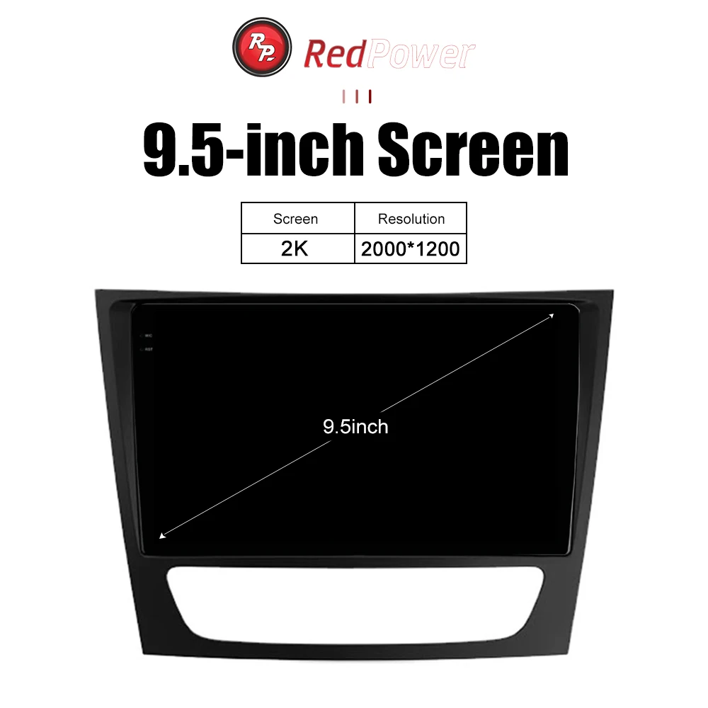 2K redpower 75568 HiFi car radio for Mercedes-Benz E-Class W211 (03.2002-02.2009), CLS-Class w219 (10.2004-09.2010) Android