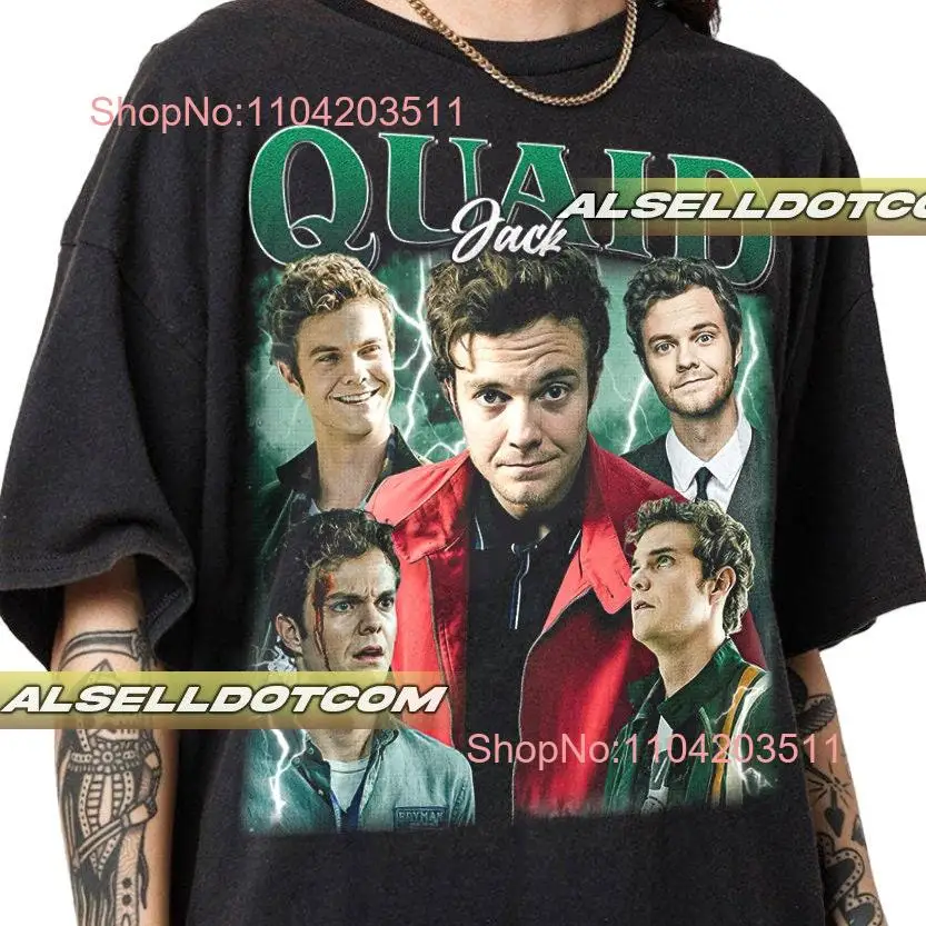 Limited Jack Quaid Vintage T Shirt for Woman anda Man long or short sleeves